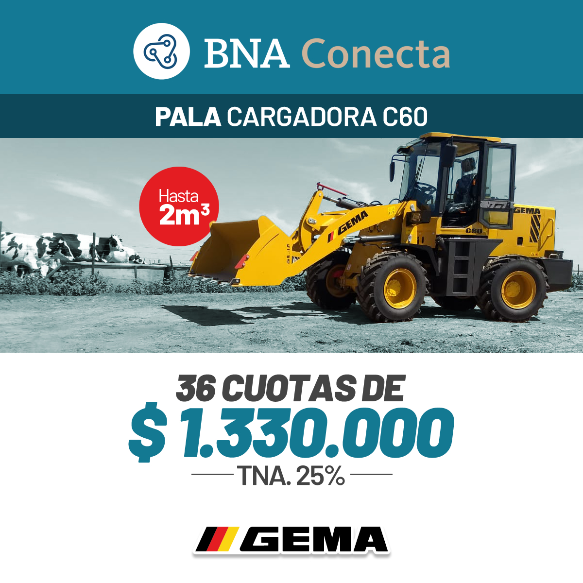 BNA Conecta - Precio - Pala