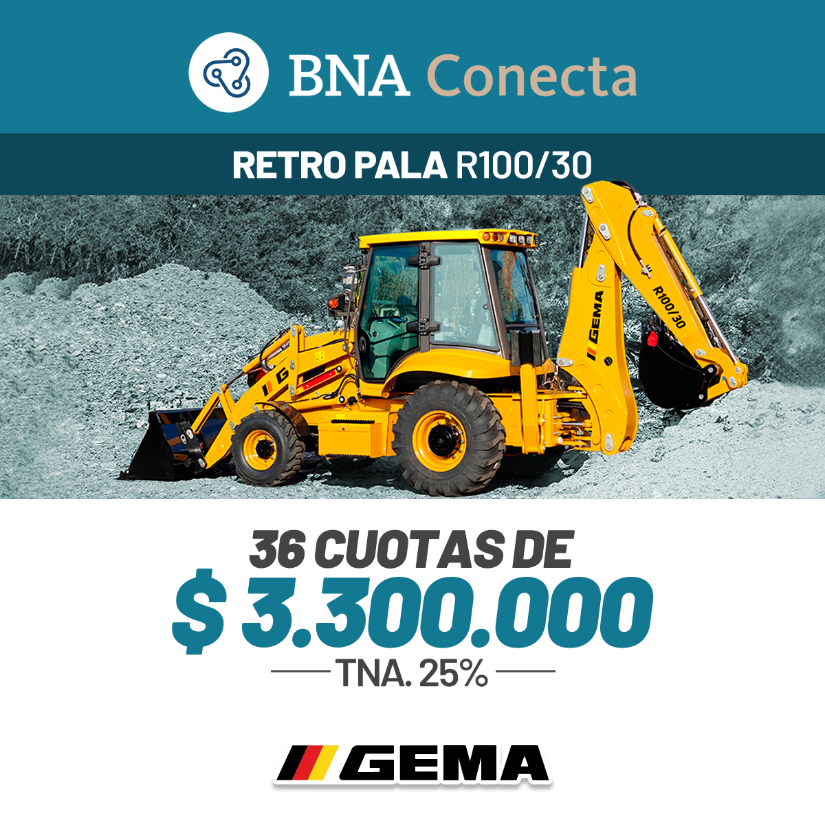 BNA Conecta - Precio - Retro pala